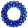 Coronas de Bolas de Navidad 2 pcs Azul 33 x 33 x 7 cm 4