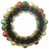 Coronas de Bolas de Navidad 2 pcs Multicolor 33 x 33 x 7 cm 5