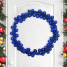 Guirnalda de Bolas de Navidad Azul 186 cm Poliestireno 3