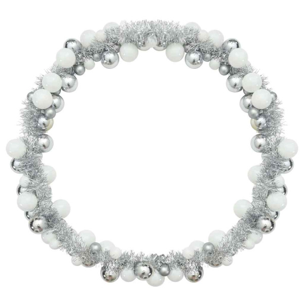 Guirnalda de Bolas de Navidad y Plata 186 cm Poliestireno M 5