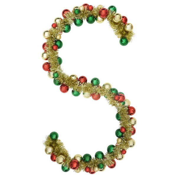 Guirnalda de Bolas de Navidad Multicolor 186 cm Poliestireno M 2