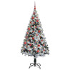 Árbol de Navidad artificial con 150 LED Verde 150 x 95 cm 3