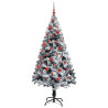 Árbol de Navidad artificial con 150 LED Verde 150 x 95 cm 4