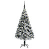 Árbol de Navidad artificial con 150 LED Verde 150 x 95 cm 3
