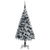 Árbol de Navidad artificial con 150 LED Verde 150 x 95 cm 4