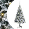 Árbol de Navidad artificial con 150 LED Verde 150 x 95 cm 2