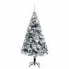 Árbol de Navidad artificial con 150 LED Verde 150 x 95 cm 4