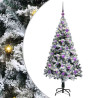 Árbol de Navidad artificial con 150 LED Verde 150 x 95 cm 2