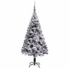 Árbol de Navidad artificial con 150 LED Verde 150 x 95 cm 3