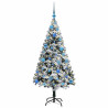 Árbol de Navidad artificial con 150 LED Verde 150 x 95 cm 3