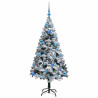 Árbol de Navidad artificial con 150 LED Verde 150 x 95 cm 4