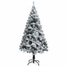 Árbol de Navidad artificial con 150 LED Verde 150 x 95 cm 5
