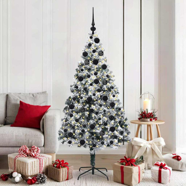 Árbol de Navidad artificial con 300 LED Verde 180 x 115 cm D