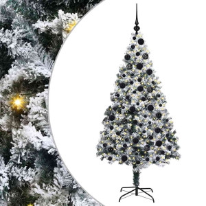 Árbol de Navidad artificial con 300 LED Verde 180 x 115 cm H