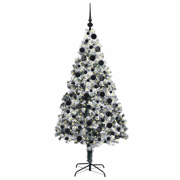 Árbol de Navidad artificial con 300 LED Verde 180 x 115 cm M 3