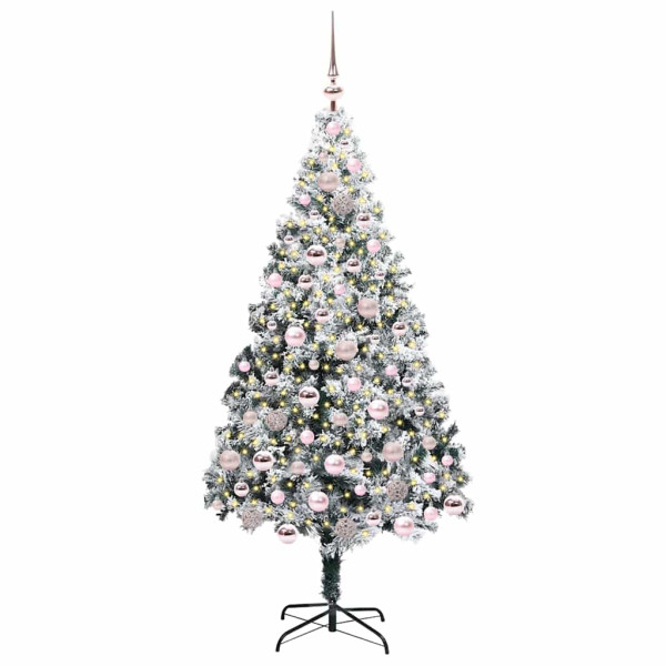 Árbol de Navidad artificial con 300 LED Verde 180 x 115 cm M 3