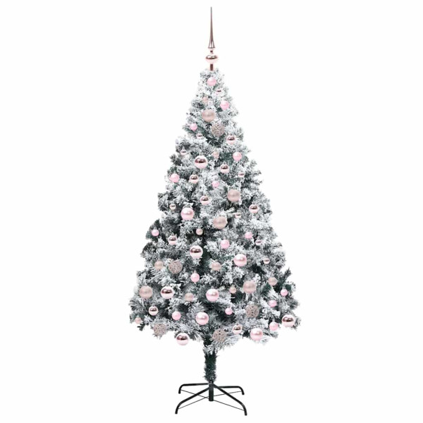 Árbol de Navidad artificial con 300 LED Verde 180 x 115 cm M 4