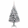 Árbol de Navidad artificial con 300 LED Verde 180 x 115 cm 4