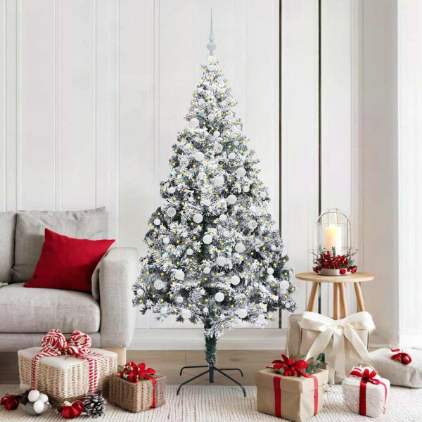 Árbol de Navidad artificial con 300 LED Verde 180 x 115 cm D