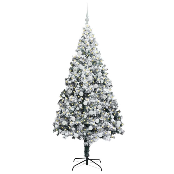 Árbol de Navidad artificial con 300 LED Verde 180 x 115 cm M 3