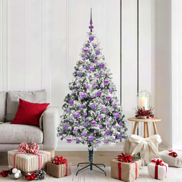 Árbol de Navidad artificial con 300 LED Verde 180 x 115 cm D