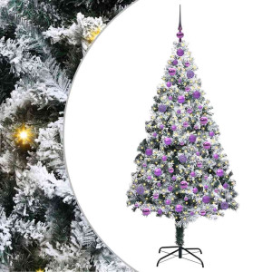 Árbol de Navidad artificial con 300 LED Verde 180 x 115 cm H
