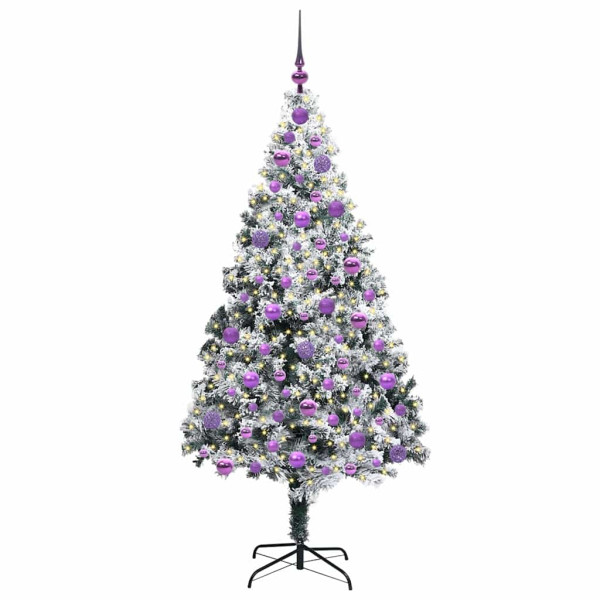 Árbol de Navidad artificial con 300 LED Verde 180 x 115 cm M 3