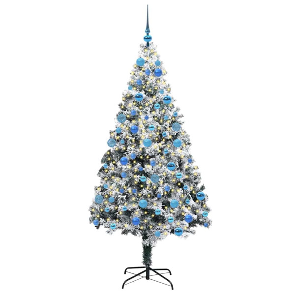 Árbol de Navidad artificial con 300 LED Verde 180 x 115 cm M 3