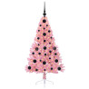 Árbol de Navidad Artificial Preiluminado Rosa 120 cm PVC 3