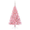 Árbol de Navidad Artificial Preiluminado Rosa 120 cm PVC 3