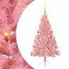 Árbol de Navidad Artificial Preiluminado Rosa 120 cm PVC 2