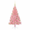 Árbol de Navidad Artificial Preiluminado Rosa 120 cm PVC 3