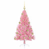 Árbol de Navidad Artificial Preiluminado Rosa 120 cm PVC 4
