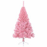 Árbol de Navidad artificial pre-iluminado Rosa 150 cm PVC 4