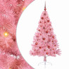 Árbol de Navidad Artificial Preiluminado Rosa 150 cm PVC 2