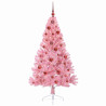 Árbol de Navidad Artificial Preiluminado Rosa 150 cm PVC 3