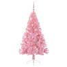 Árbol de Navidad Artificial Preiluminado Rosa 150 cm PVC 3