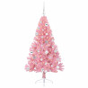 Árbol de Navidad Artificial Preiluminado Rosa 150 cm PVC 3