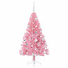 Árbol de Navidad Artificial Preiluminado Rosa 150 cm PVC 4