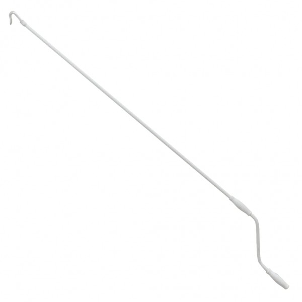 Toldo manual com caixa 400x300 cm azul e branco M 4