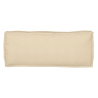 Juego de cojines de paleta 2 pcs Beige 100 x 40 x 8 cm 5