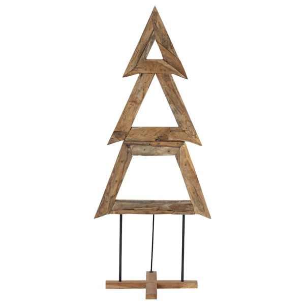 Árbol de Navidad Marrón 180 cm Madera de teca maciza M 5