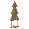 Árbol de Navidad Marrón 150 cm Madera de teca maciza 2