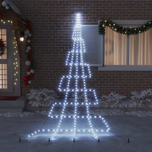 Árbol de Navidad LED con 276 LED Frío 511 cm Metal M 3