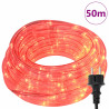 Luz de cuerda con 1200 LED Rojo 50 m PVC 3