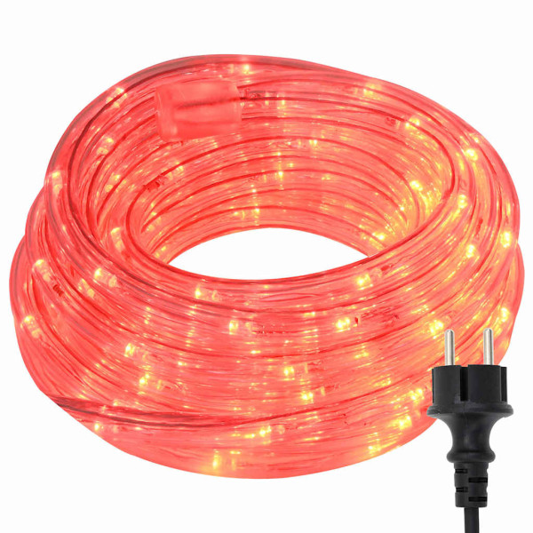 Luz de cuerda con 2400 LED Rojo 100 m PVC M 2