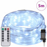 Luz de cuerda con 120 LED Frío 5 m PVC 3