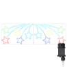 Estrella de Navidad con 432 LED Multicolor 180 x 57 cm PVC 2