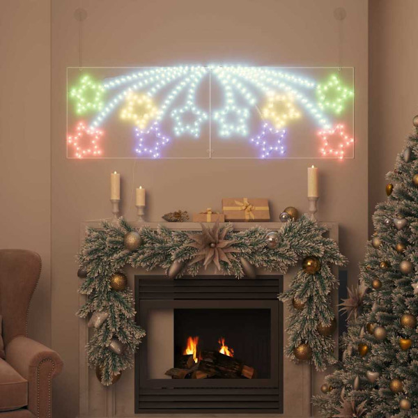 Estrella de Navidad con 432 LED Multicolor 180 x 57 cm PVC M 3