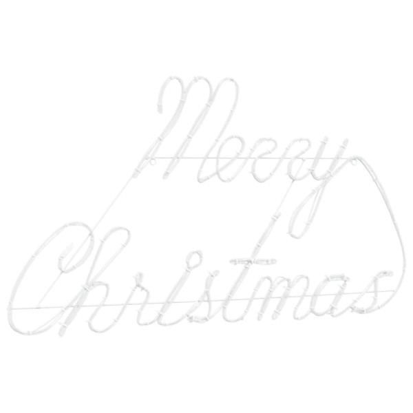 Cartel de Navidad con 216 LED Rojo 99 x 55 x 13 cm Hierro M 4